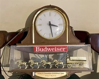 Vintage Budweiser Clock