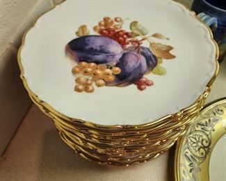 German Fruit Plates