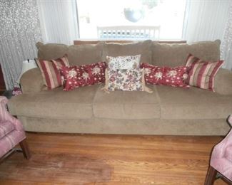 Sofa & Decorative Pillows