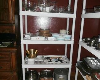 Vintage Kitchenware, Glassware, Pots & Pans