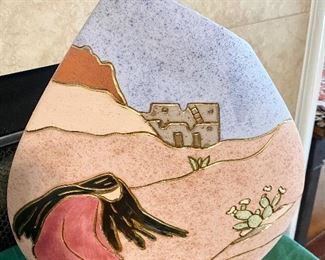 Artist Signed Southwest Art Vase