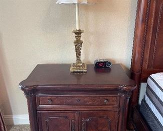 Nightstand, Lamp