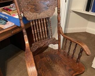 Wood Desk Chair