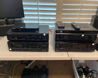 Electronics; DVD Player, Dual Tape Player, Tuners, CD Player
