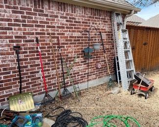 Rakes, Snow Shoval, Ladders, Wagon