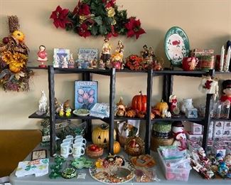 Halloween/Thanksgiving/Easter/St Patrick's Day, Christmas items