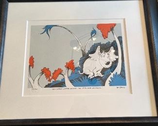 Numbered Dr. Suess lithograph more to come