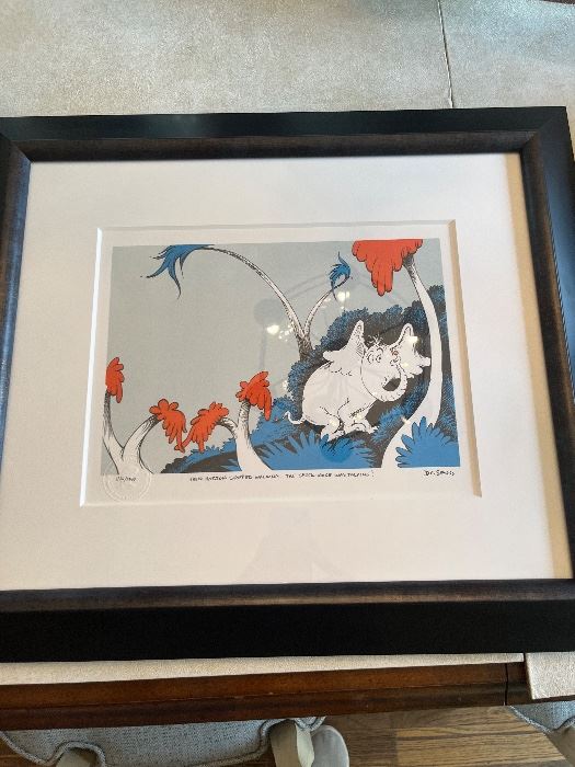 Numbered Dr. Suess lithograph more to come