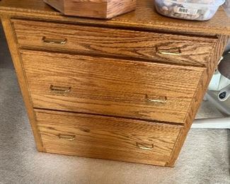 File cabinet in office set