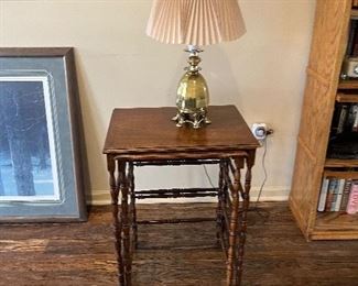 Antique nesting tables (3rd not shown but here)