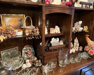 Hutch not for sale but everything on it is:)