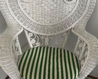 Wicker Chair White