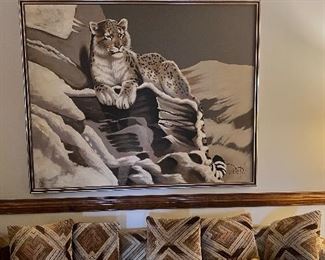 Large Mid Century Oil Painting