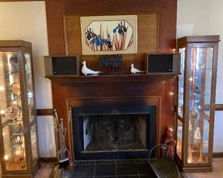 Vintage Fireplace Equipment, Bose Speakers Display Cases