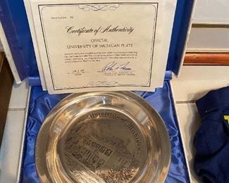 University of Michigan Plate