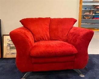 Red cozy chair