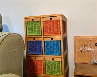 Rolling storage cart