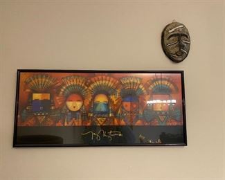 Tony Abeyta Art Print and Wood Mask