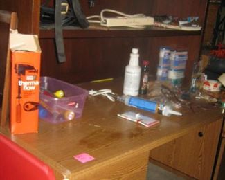 Desk + Shelf on Desk