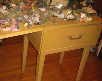 Sewing Machine in Cabinet