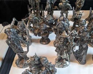 Lord of the Rings pewter figurines