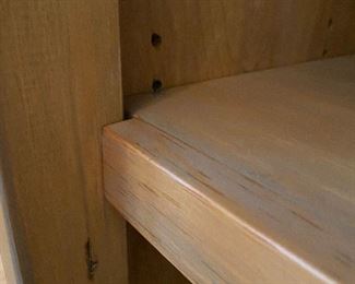 (F3) Asking $350. Solid Wood Hutch used in Dining Room for display and storage. LARGE - SEE MEASUREMENTS! Assembled this statement pieces is 87" tall but it moved in 2 pieces. Base measures 5' wide and 3' tall. 22" deep. Top comes off the base - top measures 51" tall x 12.5" deep.  