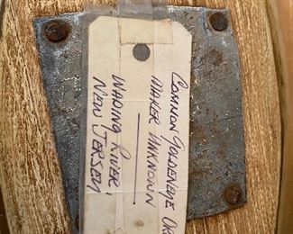 (D3) 14" long. Unsigned. Tag reads Common Goldeneye Drake. Has glass eyes and rattle inside. Wading River NJ. Asking $40. 