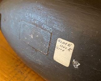 (D5) Barnegat Bay Circa 1900 "Black Duck" Asking $125. 