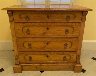(F10) Beautiful Antique Cabinet used in Entry Way. Handcut dovetails. Measures 40.5" wide x 21" deep x 36" tall.  Asking $325. 