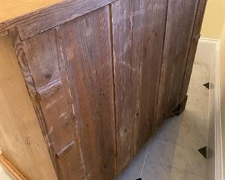 (F10) Beautiful Antique Cabinet used in Entry Way. Handcut dovetails. Measures 40.5" wide x 21" deep x 36" tall.  Asking $325. 