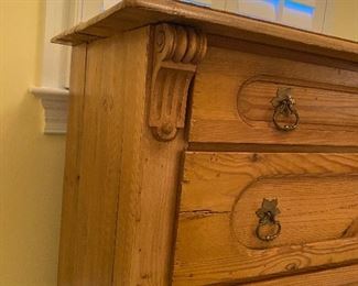 (F10) Beautiful Antique Cabinet used in Entry Way. Handcut dovetails. Measures 40.5" wide x 21" deep x 36" tall.  Asking $325. 