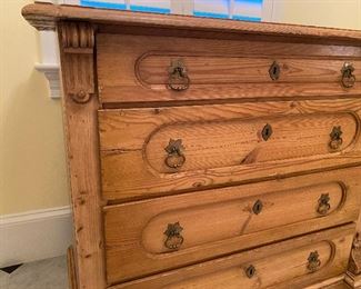 (F10) Beautiful Antique Cabinet used in Entry Way. Handcut dovetails. Measures 40.5" wide x 21" deep x 36" tall.  Asking $325. 