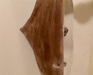 Matching Wall Pocket & Fountain Made in Italy.  Pocket is 15" wide x 8" tall. Fountain is 10" wide x 17" tall. Asking $225 for the pair. 