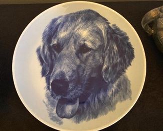 Lekven Design - Golden Retriever Plate. Asking $60. 