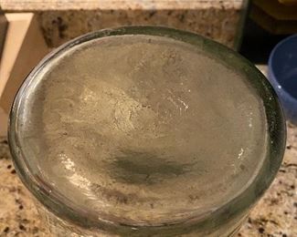 Blanco (?) Glass Vase. 12" tall x 8" across. Asking $35. 