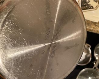 Calphalon Stainless Pans - 6 pans - 5 lidded. Asking $125. Excellent Condition. 