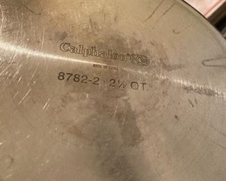 Calphalon Stainless Pans - 6 pans - 5 lidded. Asking $125. Excellent Condition. 
