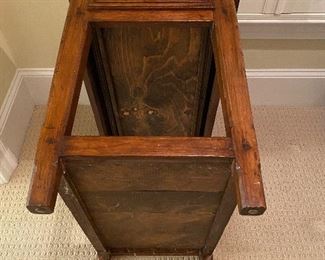 (F12) Night Stand / Side Table. Top is 32" x 20" x 27" tall. Solid Wood - Asking $125. 