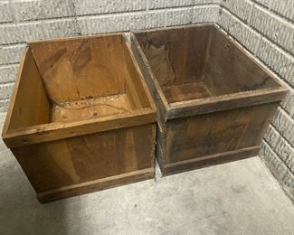 Wooden Storage Boxes #2 & #3 $20 Each. 