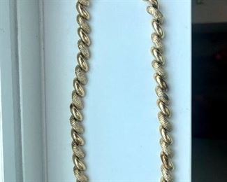 14 K Italian Gold Necklace