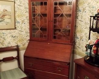 Mahogany Secretary Bookcase