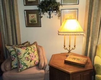 Several Chairs and Side Tables