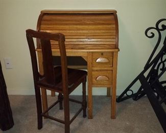 Child's Roll Top Desk