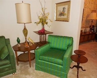 Rembrandt Lamps - Pecan End Tables