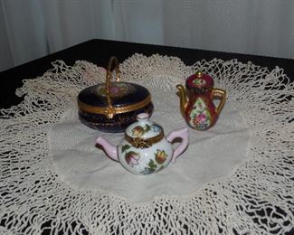 Limoges Trinket Boxes