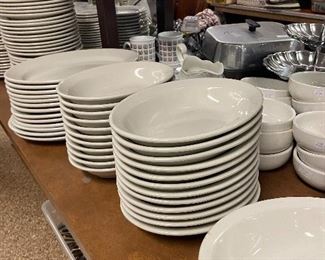 Church kitchen clean out
White restaurant ware dishes 