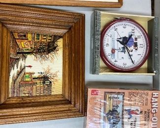 Pictures,
Norman Rockwell clock 