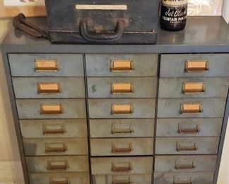 Vintage Metal Drawer Cabinet