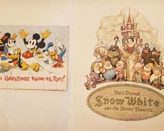 Vintage Disney Greeting Card