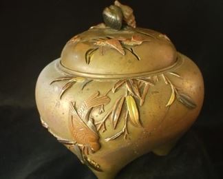 Antique Chinese Gilt Bronze Censer